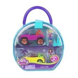 mattel Polly Pocket Polly Wheels Drivin Wild Dolls and Vehicles 2-Pack Set Polly and Lila
