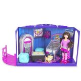 mattel Polly Pocket Stackable Studios Lila Games Room