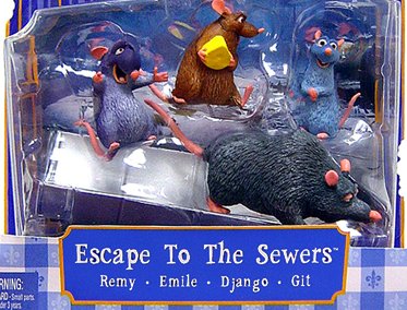 Ratatouille Movie Moment - Escape To The Sewers
