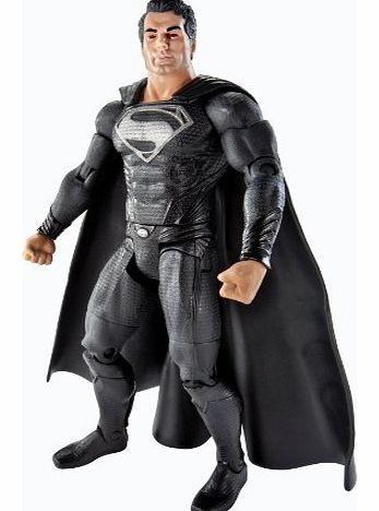 Superman Man of Steel Movie Masters Superman with Black Suit Action Figure