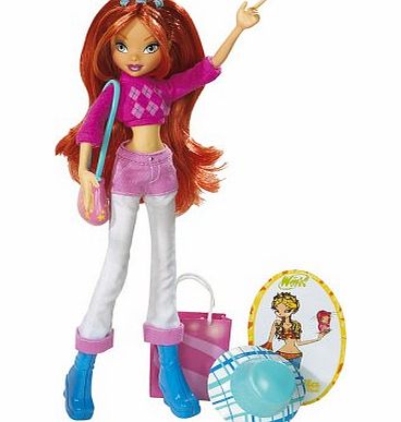 Mattel Winx Club Original Shopping Bloom Doll - Made by Mattel in 2005 - box is in POOR condition