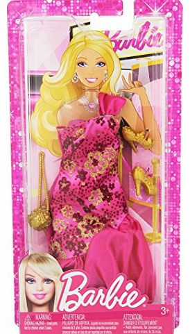 Mattel X7847 Barbie Fabulous PINK Gown Fashion Outfit