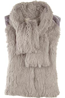 Lapin and velvet gilet