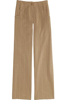 Matthew Williamson Striped wide leg wool pants