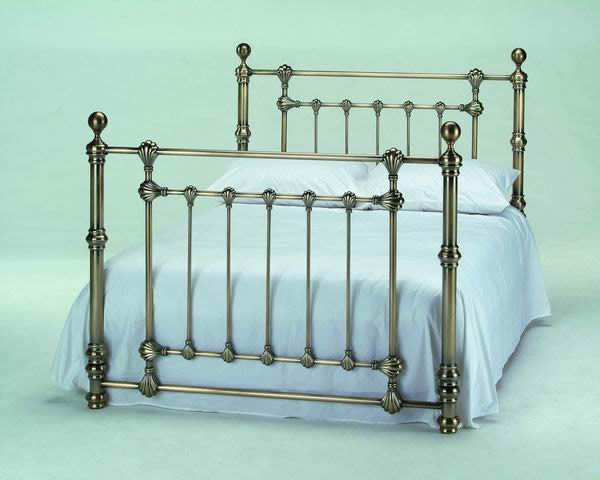 Mattress Online Ltd Victoria Antique Brass Harmony Bedstead, Double,