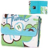 Maui Jim Animal Womens Yours To Keep Canvas Wallet - Scuba
