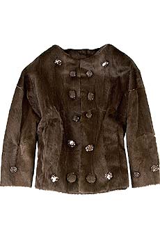 Maurizio Pecoraro Cropped goat jacket