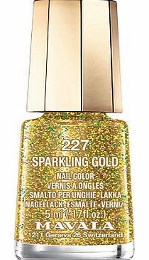 Mavala nail polish sparkling gold 5ml 10173690