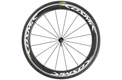 Mavic Cosmic Pro Carbone White Front Wheel 2016