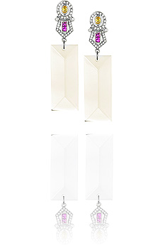 Mawi Acrylic droplet earrings