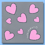 Glitter Heart Wedding