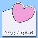 Max and Sid Glittery Engaged Card