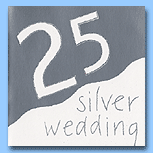Max and Sid Glittery Silver Wedding