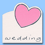 Glittery Wedding Card