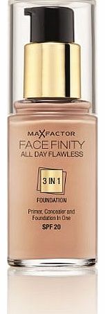 Max Factor All Day Flawless 3-in-1 Foundation - Light Ivory
