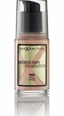 Max Factor Second Skin Foundation - Warm Almond