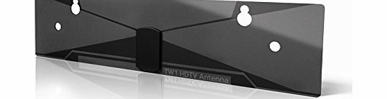 TW1 Freeview TV Aerial - High Gain Indoor/Outdoor Digital Flat HDTV Antenna for USB TV Tuner / DVB-T Television / DAB Radio