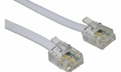 Max Value 2m Modem Cable - White
