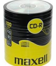 Maxell 100 CDR MAXELL BLANK DISCS CD-R RECORDABLE CD 80 MINS 52X 700MB