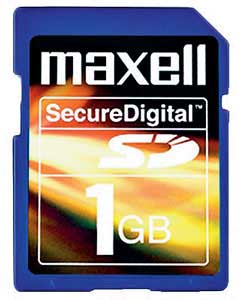Maxell 1GB SD Card