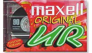 Maxell 20 Pack UR 90 min, Blank Audio Cassette Tapes