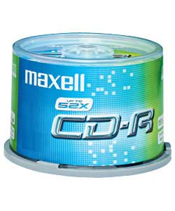 maxell CD-R Pack of 25 on a Spindle