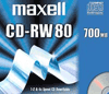 MAXELL CD-RW 80 MIN 4X JEWEL CASE 624860