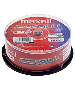 maxell CD-RW Spindle Pack of 25
