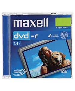 Maxell DVD-R Camcorder 30 minute Spindle - 10 Pack