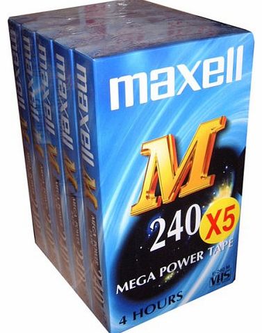 Maxell M240 M Power Blank Tapes