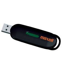 Maxell Retractable 16GB Pendrive - Black