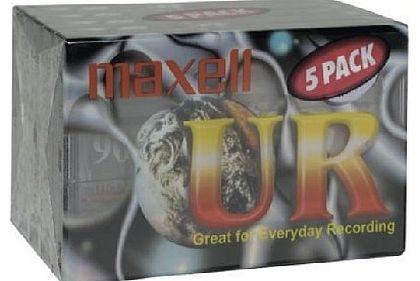 Maxell UR-90 Audio Cassettes (5 Pack)