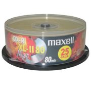 Maxell XL - II 80 CD-R 80min Spindle Tub 25 Cake