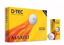 Maxfli D-Tec Spin 15 Ball Pack