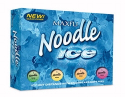 Maxfli Noodle Ice Coloured Golf Ball Dozen Pack