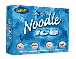 Maxfli Noodle Ice White Dozen Golf Ball Pack