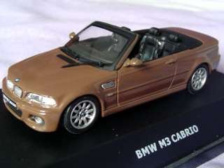 1:43 SCALE BMW M3 CABRIO - IMPALA BROWN