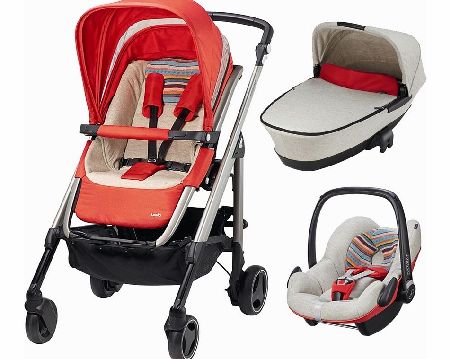 Maxi-Cosi Loola Travel System Folkloric Red