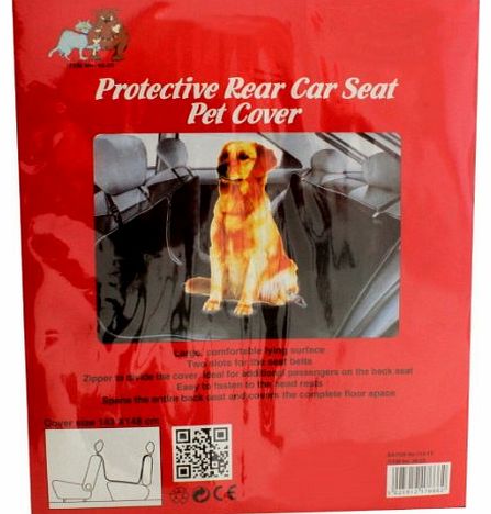 Protective Rear Car Seat Cover For Pets