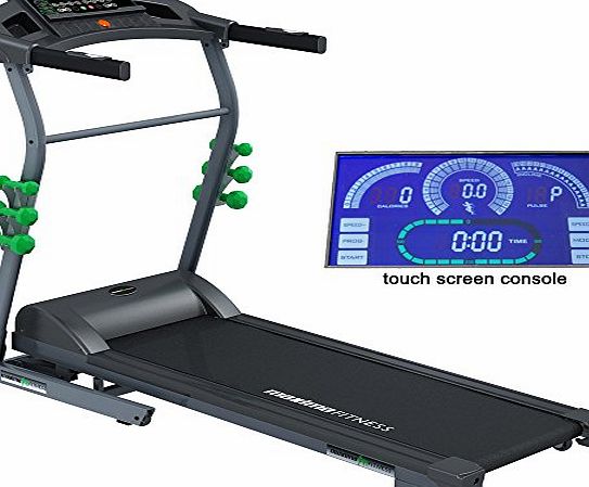 Maxima Fitness MF-3000-TT.Trainer, 16kph, 15-level Auto-Incline, Folding Treadmill with touchscreen console control