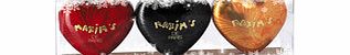 Maxim`s de Paris Pack of 3 chocolate heart decorations