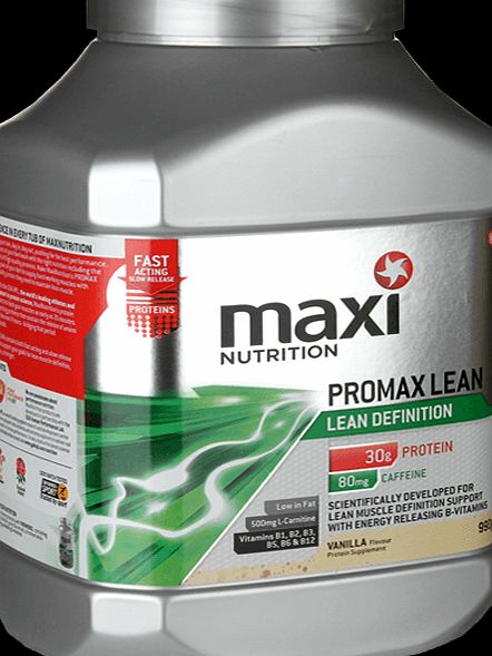 MaxiNutrition Promax Lean Powder Vanilla 990g -