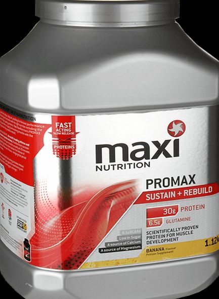 MaxiNutrition Promax Powder Banana 1.12kg -