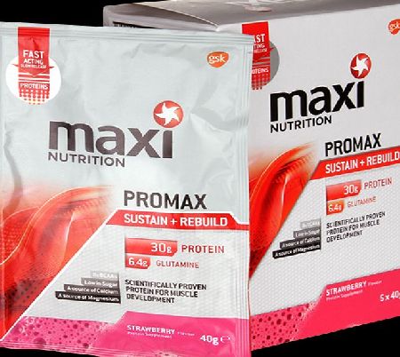 MaxiNutrition Promax Powder Strawberry 5 x 40g