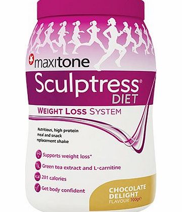 Maxitone Sculptress Diet 700 g Chocolate Weight Loss System Shake Powder