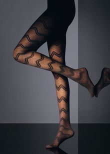 Two tone herringbone tight