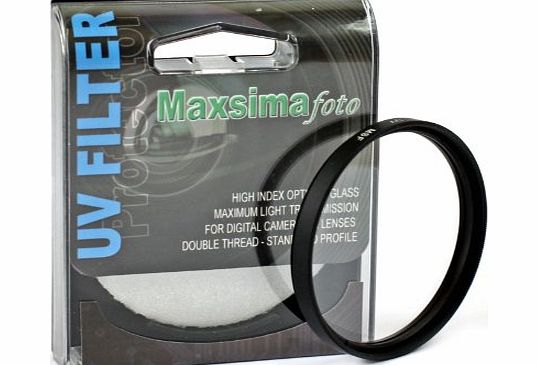Maxsimafoto - 46mm UV filter lens Protector for Panasonic LUMIX DMC-GF6 Digital Camera with 14-42mm Lens.