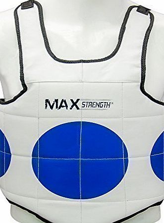 MAXSTRENGTH Chest Guard Body Protector Armour Eva Foam Padded Boxing MMA Martial Arts Karate Junior