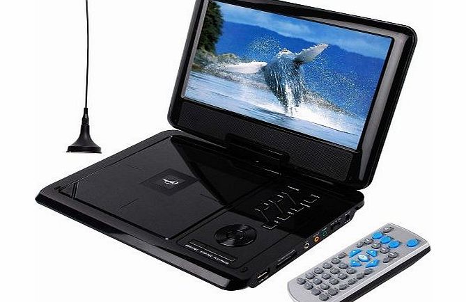 Maxtek 9`` portable DVD player with built-in digital TV tuner