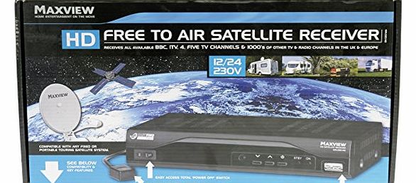 Maxview MXL020/HD Free to Air Digital Satellite Receiver High Definition